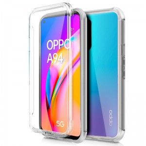 Fundação COOL Silicone 3D para Oppo A94 5G / Reno 5Z (Border Transparent + Trash) D