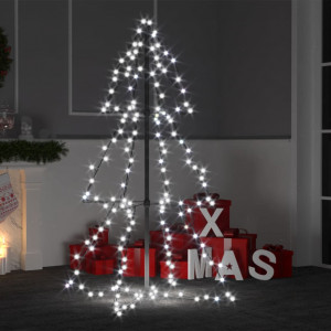 Árbol de Navidad 160 LEDs interior y exterior 78x120 cm D
