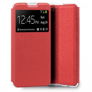 Funda COOL Flip Cover para Xiaomi Redmi 10 / Redmi 10 2022 Liso Rojo D