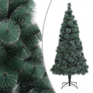 Árvore de Natal artificial com suporte PET verde 210 cm D