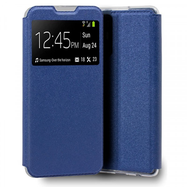 Funda COOL Flip Cover para Xiaomi 11T / 11T Pro Liso Azul D