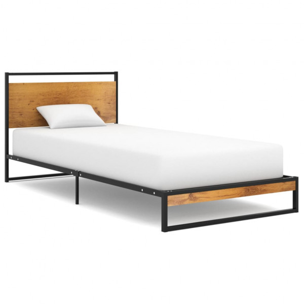 Estructura de cama de metal 100x200 cm D