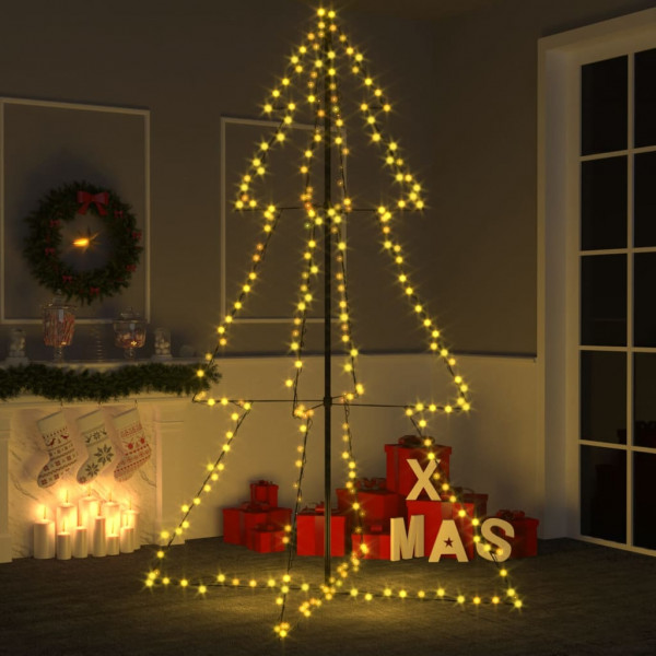 Árvore de Natal 240 luzes LED interior e exterior 118x180 cm D
