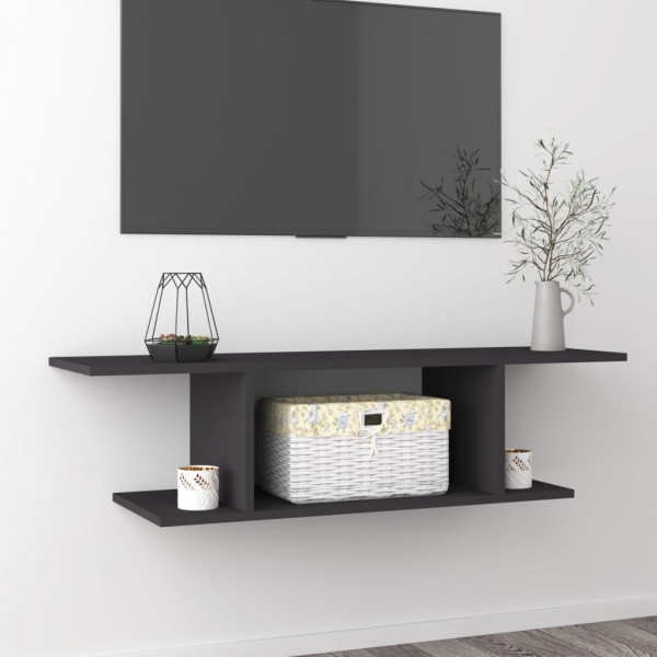 Mueble de pared para TV gris 103x30x26.5 cm D