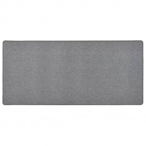 Alfombra de pasillo gris oscuro 50x100 cm D