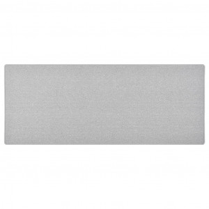 Alfombra de pasillo gris claro 80x200 cm D