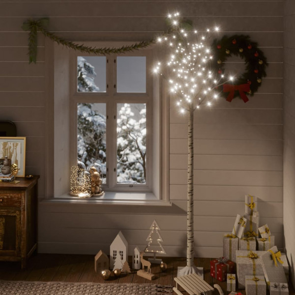 Árvore de Natal LED branco frio salgueiro interior exterior 2,2 m D