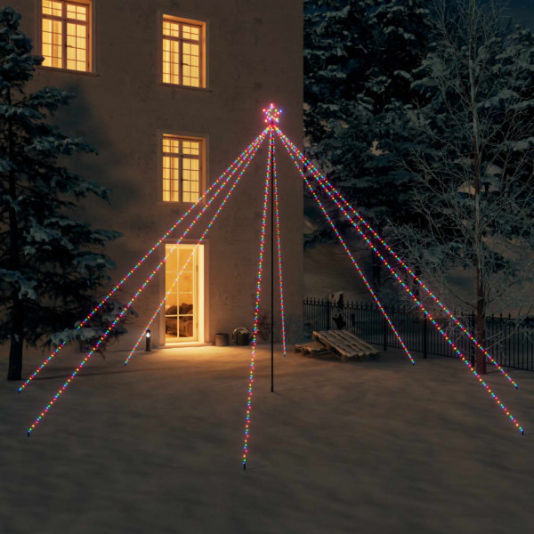 Luzes árvore de Natal interior exterior 800 LED cores 5 m D