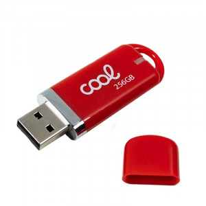 Pen Drive x USB 256 GB 2.0 COOL Cobertura vermelha D