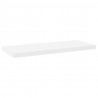 Estante flotante de pared blanco y roble MDF 80x23,5x3,8 cm - referencia  Mqm-326579