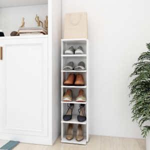 Mobiliário calçado madeira contraplacada branca 27.5x27x102 cm D