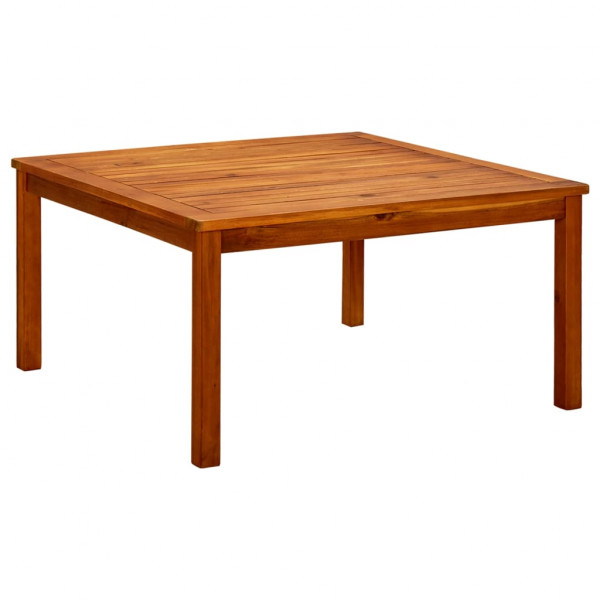 Mesa de centro de jardim madeira maciça de acacia 85x85x45 cm D