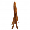 Mesa plegable de jardín madera maciza de acacia 120x70x75 cm 5