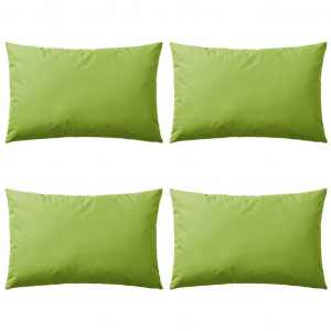 Cuscinhas para exterior 60x40 cm verde maçã 4 unidades D