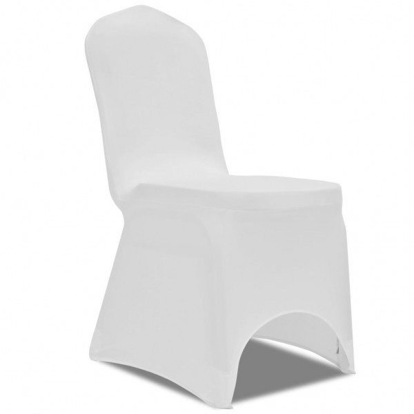 Caixas elásticas para cadeiras brancas 100 unidades D