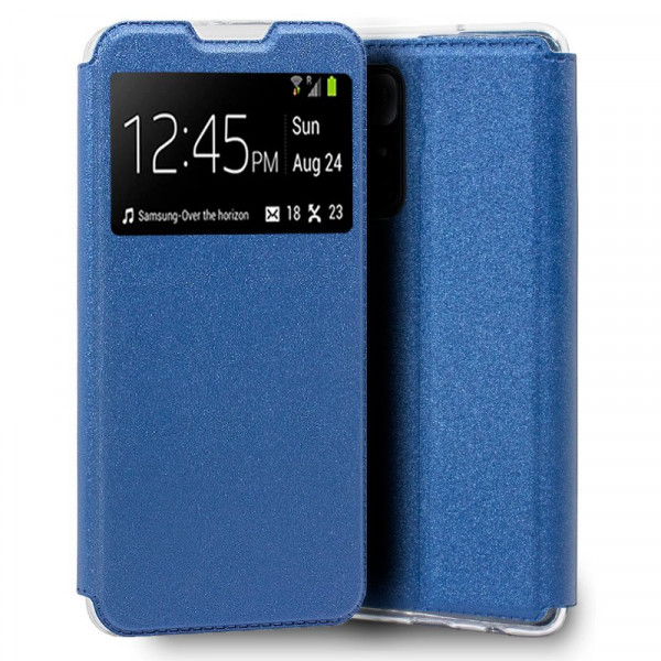 Fundação COOL Flip Cover para Xiaomi Poco M4 Pro 5G Liso Azul D