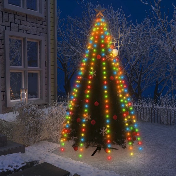 Rede de luz para árvore de natal 300 LEDs azul 300 cm D