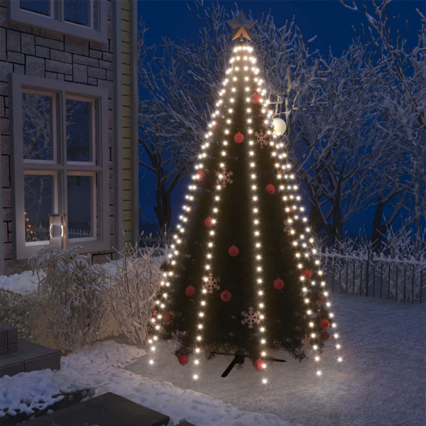 Rede de luzes de árvore de Natal 300 LEDs branco frio 300 cm D