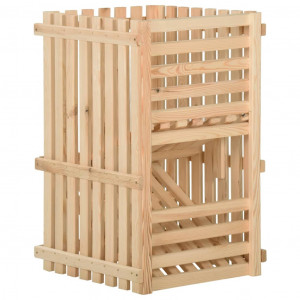Caixa de batatas de madeira maciça de pinho 50x50x80 cm D