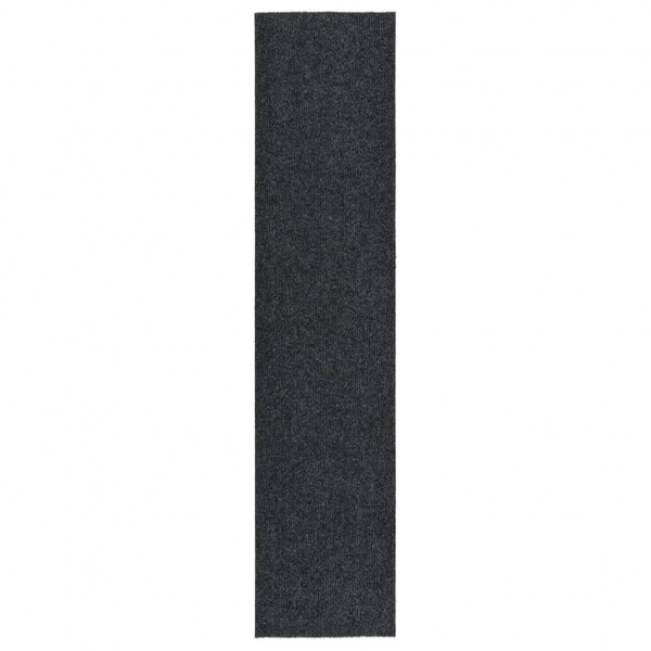 Almofada de corredor prende sujeira 100x450 cm cinza anthracite D