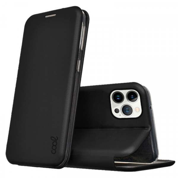 Funda COOL Flip Cover para iPhone 13 Pro Elegance Negro D