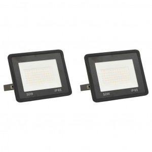 Focos LED 50 W 2 unidades blanco cálido D