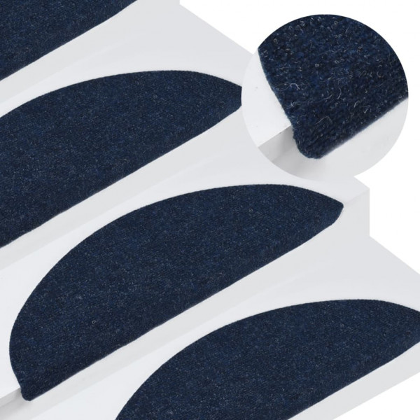 Almofada auto-adhesiva de escada azul de 15 st 65x22.5x3.5 cm D