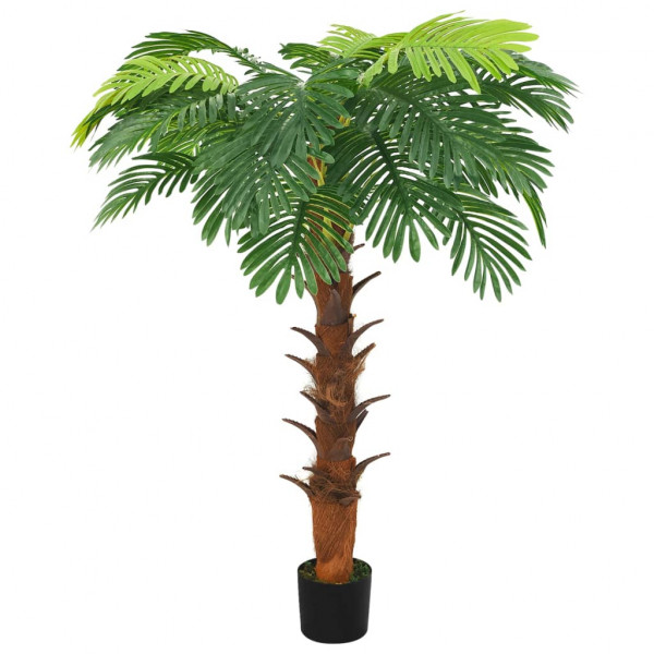 Palmeira Cycas artificial com poteiro verde de 160 cm D