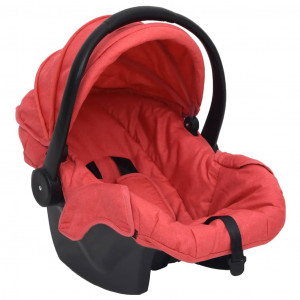 Cadeira auto para bebé vermelha 42x65x57 cm D