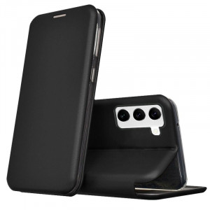 Fundação COOL Capa de Flip para Samsung S901 Galaxy S22 Elegância Preto D