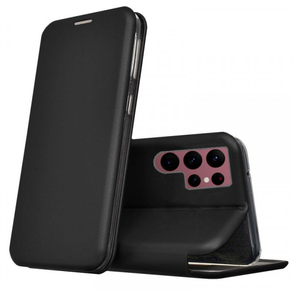 Funda COOL Flip Cover para Samsung S908 Galaxy S22 Ultra Elegance Negro D