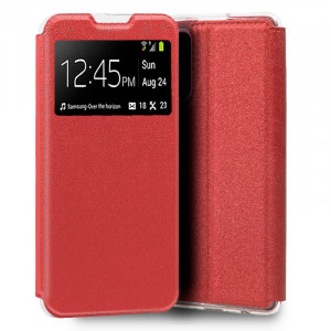 Funda COOL Flip Cover para Xiaomi Redmi Note 11 / Note 11S Liso Rojo D