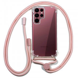 Carcaça COOL para Samsung S908 Galaxy S22 Ultra Corda rosa D