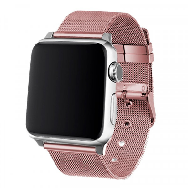 Cintura COOL para Apple Watch Series 1 / 2 / 3 / 4 / 5 / 6 / 7 / SE (42 / 44 / 45 mm) Metal Rosa D