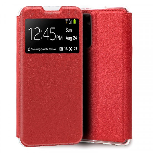 Funda COOL Flip Cover para Xiaomi Redmi Note 11 Pro / Note 11 Pro 5G / Note 12 Pro 4G Liso Rojo D