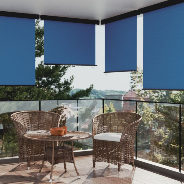 Toldo lateral de balcón azul 140x250 cm D
