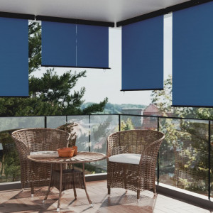 Toldo lateral de balcón azul 170x250 cm D