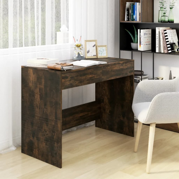 Desk Smoked Oak Engineering 101x50x76.5 cm D