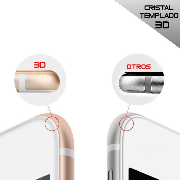 Protector Pantalla Cristal Templado iPhone 6 Plus / 6s Plus (FULL 3D Negro) D
