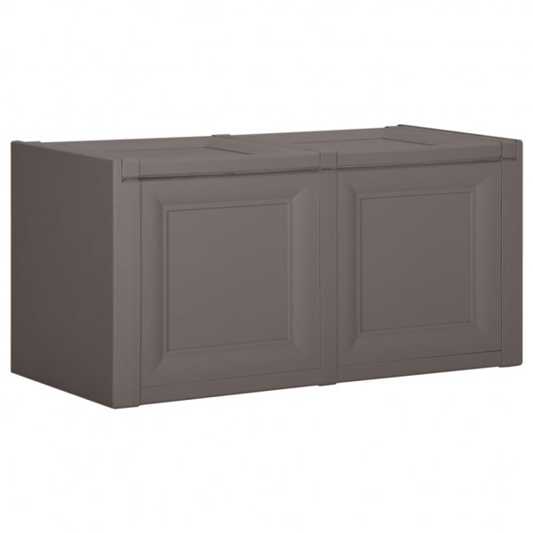 Caixa de almofadas cinza 85 L 86x40x42 cm D