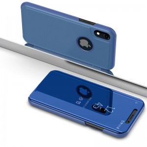 Funda COOL Flip Cover para iPhone XS Max Clear View Azul D