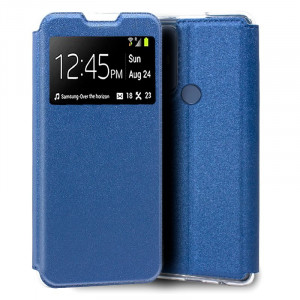 Fundação COOL Capa de Flip para TCL 30 SE / 30E / 305 / 306 Azul D