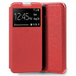 Fundação COOL Capa de Flip para Realme C11 2021 Liso vermelho D