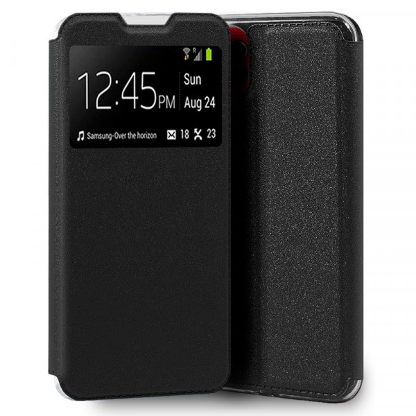 Funda COOL Flip Cover para Samsung A035 Galaxy A03 Liso Negro D