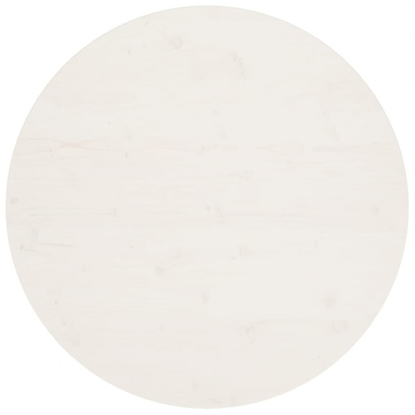 Superficie de mesa madera maciza de pino blanco Ø90x2.5 cm D