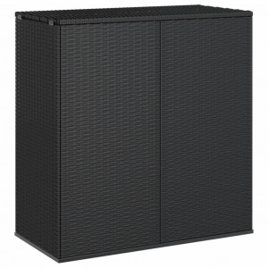 Baúl de almacenaje jardín gris oscuro y negro 130 L 54x53x57 cm -  referencia Mqm-151816