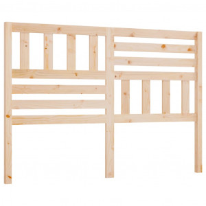 Cabecero de cama madera maciza de pino 141x4x100 cm H