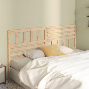 Cabecero de cama madera maciza de pino 186x4x100 cm D