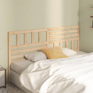 Cabecero de cama madera maciza de pino 206x4x100 cm D