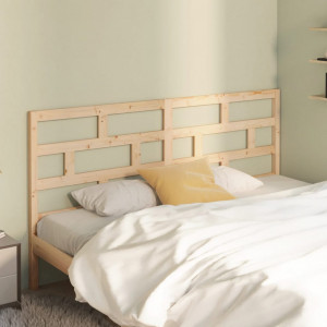 Cabecero de cama madera maciza de pino 206x4x100 cm D